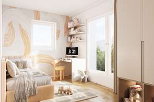 4-Zimmer Neubauwohnung im Erdgeschoss in  Wersten mit Garten und Sonnenterrasse – Kölner Landstraße 300, 40591 Wersten, Düsseldorf – Vorschaubild 5