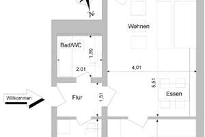 ** Modern sanierte 2-Zimmer-Wohnung mit schöner Loggia ** – Ottostraße 17, 47198 Hochheide, Duisburg – Vorschaubild 11