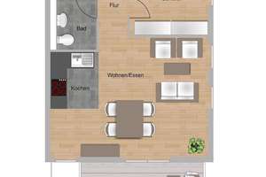 Elegante EG-Neubauwohnung mit 2 Zimmern und idyllischem Gartenanteil – Lange Seegewann 9, 65205 Delkenheim, Wiesbaden – Vorschaubild 11