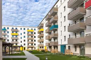 Mit weißen Wohnberechtigungsschein: 2-Raum-Wohnung mit Balkon/Aufzug im Neubau – Saalfelder Str. 31, 4179 Neulindenau, Leipzig – Vorschaubild 3
