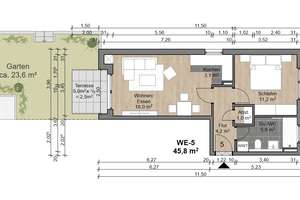 Attraktive 2 Zimmer-Wohnung im EG mit eigenem Garten – 63075 Bürgel, Offenbach am Main – Vorschaubild 3