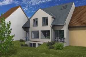 Geplanter Neubau eines Reihenendhauses mit Garten – Friedrich-Fröbel-Straße 40, 68766 Rhein-Neckar-Kreis – Vorschaubild 2
