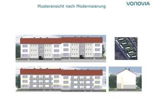 Familien aufgepasst: EG-Whg. mit 2 Kinderzimmern und Balkon im Grünen – Grundstr. 16, 45327 Katernberg, Essen – Vorschaubild 2