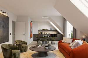 Exklusive 3-Zimmer-Maisonettewohnung – modernes Wohnen über den Dächern, stilvoll und behaglich – Die vollständige Adresse der Immobilie erhältst du vom Anbieter., 81549 Obergiesing, München – Vorschaubild 2
