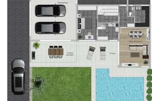 Moderne Doppelhaushälfte mit großem Garten, Pool und Doppelgarage – Die vollständige Adresse der Immobilie erhältst du vom Anbieter., 81477 Solln, München – Vorschaubild 21