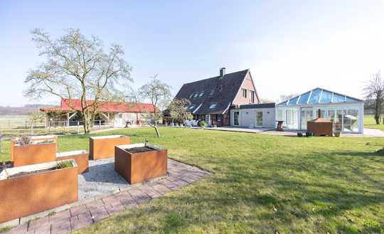 Traumhafte Alleinlage - modernisierter Landsitz am Rande der Baumberge im Münsterland 438 m² Wohnfl.
