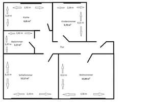 Provisionsfrei - 3 ZKB-Balkon in ruhiger Wohnlage - zu Fuß zur Nord-West-Bahn – Die vollständige Adresse der Immobilie erhältst du vom Anbieter., 28777 Rönnebeck, Bremen – Vorschaubild 10