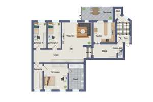 (D)EIN Zuhause in M'gladbach-Eicken
Außergewöhnliche 169 m² 4-Zimmer Wohnung inkl. Dachterrasse – Schwogenstraße 20, 41063 Eicken, Mönchengladbach – Vorschaubild 14