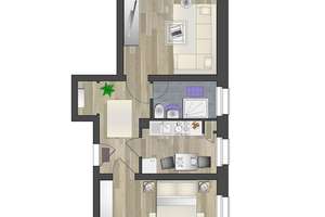 2-Raum-Balkonwohnung in verkehrsgünstiger Lage – Gustav-Freytag-Str. 2, 9111 Zentrum, Chemnitz – Vorschaubild 5