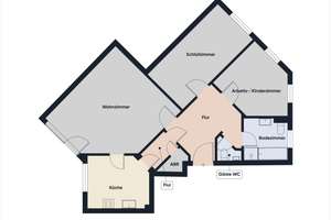 Exklusive 3 Zimmer ETW auf 90m² in Nürnberg mit Tiefgaragenstellplatz, EBK, Balkon uvm.! – Die vollständige Adresse der Immobilie erhältst du vom Anbieter., 90455 Kornburg, Worzeldorf, Nürnberg – Vorschaubild 3