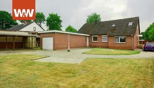 Bild von Preisreduzierung: Einfamilienhaus mit Wintergarten und Teilkeller in Stadum zu verkaufen.