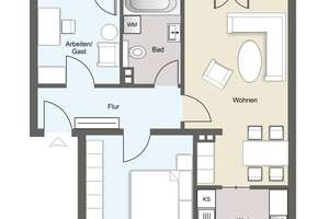 3 Zimmer mit Balkon in Zentrum-Nord: Ihre Kapitalanlage in Leipzig! – Die vollständige Adresse der Immobilie erhältst du vom Anbieter., 4105 Zentrum-Nord, Leipzig – Vorschaubild 6