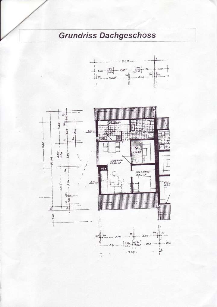 Grundriss Dachgeschoß