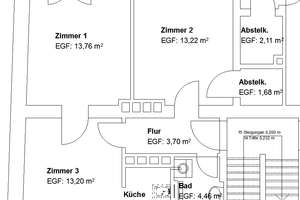 3 ZKB mit Balkon in verkehrsgünstiger Lage! – Dormannweg 10, 34123 Bettenhausen, Kassel – Vorschaubild 2