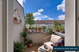 Lichtdurchflutete 2-Zimmer-Wohnung mit Balkon und modernem Bad – Kiefholzstr. 253, 12437 Baumschulenweg, Berlin – Vorschaubild 9