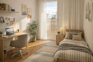 Familienfreundliche 3-Zimmer-Wohnung mit Terrasse und Gartenanteil – Hildegard-Knef-Straße 101, 40549 Heerdt, Düsseldorf – Vorschaubild 9