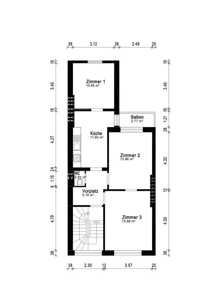 S&P | Grundriss 1. Obergeschos