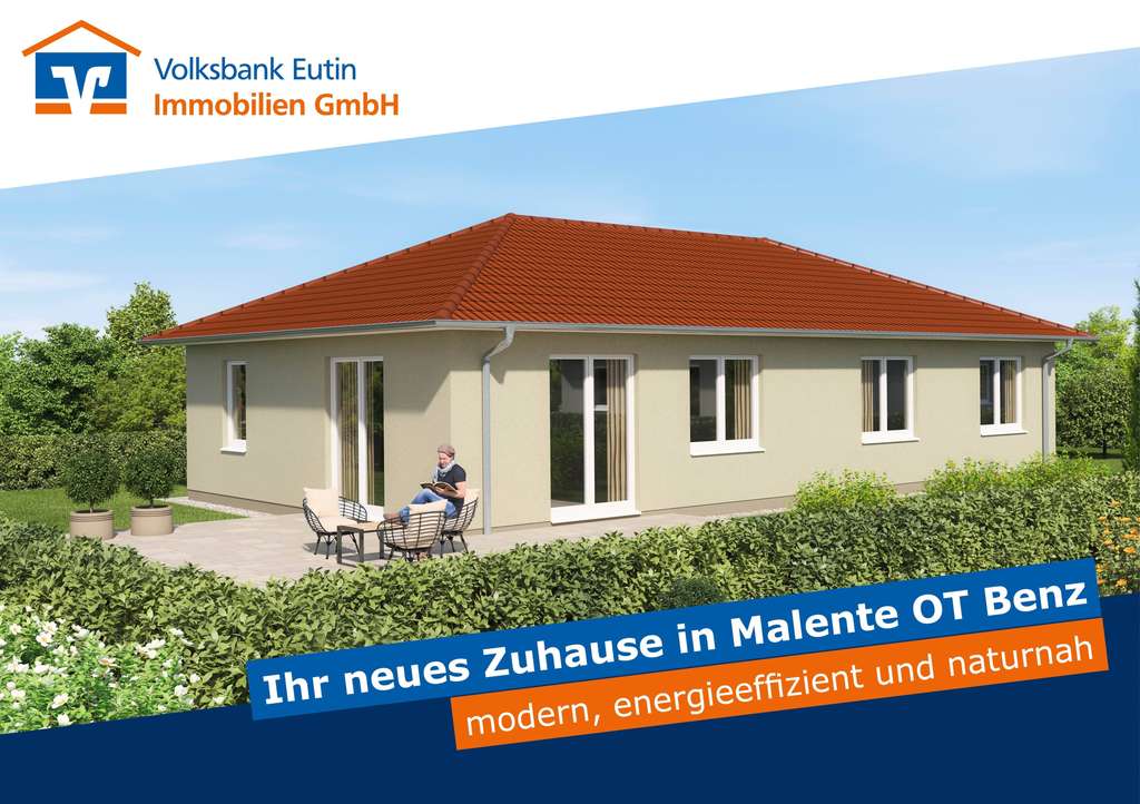 Ihr neues Zuhause in Malente-Benz - energieeffizienter Neubau Bungalow in idyllischer Lage