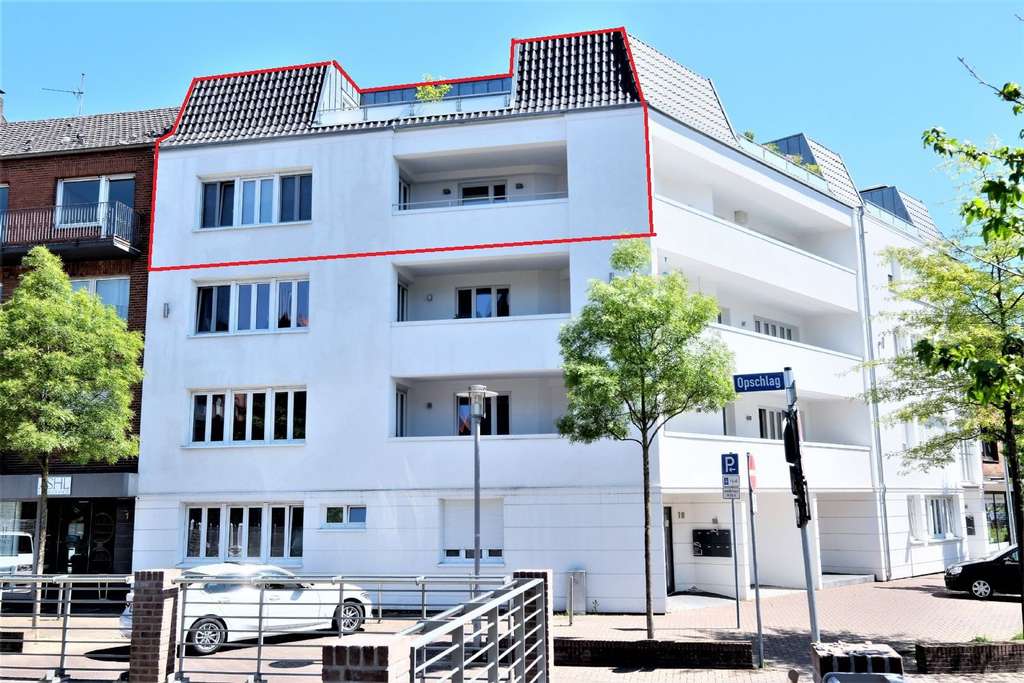 Luxuriöse Penthouse-Wohnung im Zentrum von Kleve