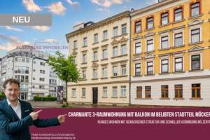 Charmante 3-Raumwohnung mit Balkon im beliebten Stadtteil Möckern!