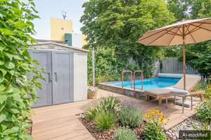 Idyllische Doppelhaushälfte mit großem Garten und Pool – 13053 Alt-Hohenschönhausen, Berlin – Vorschaubild 13