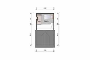 Charmante 1-Zimmer-Dachgeschosswohnung mit Schlafgalerie in Lübeck – Lübeck – Vorschaubild 18