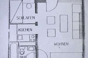 Querenburg, 2 Raum Wohnung 36qm mit Balkon, teilmöbliert, Uninah
