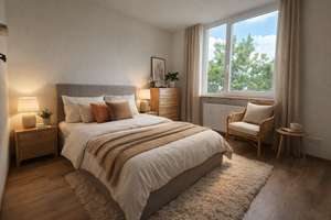 Im Grünen und bezugsfrei - Wunderschöne  3-Raumwohnung mit Tiefgaragenstellplatz und Balkon – Die vollständige Adresse der Immobilie erhältst du vom Anbieter., 4288 Holzhausen, Leipzig – Vorschaubild 7