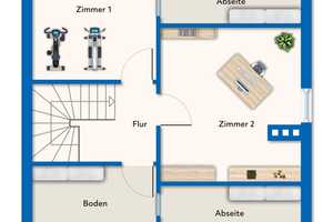 Doppelhaushälfte mit Garage – Hof (Kreis) – Vorschaubild 25
