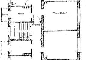 3 ZKB, Balkon, Laminat, Wa-Bad mit Fenster, Nähe Lister Meile – Gretchenstrasse 43, 30161 Oststadt, Hannover – Vorschaubild 3