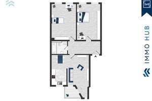 ++ Gepflegte 3-RW mit Balkon und Stellplatz in beliebter Wohnlage ++ – Die vollständige Adresse der Immobilie erhältst du vom Anbieter., 4155 Gohlis-Süd, Leipzig – Vorschaubild 12