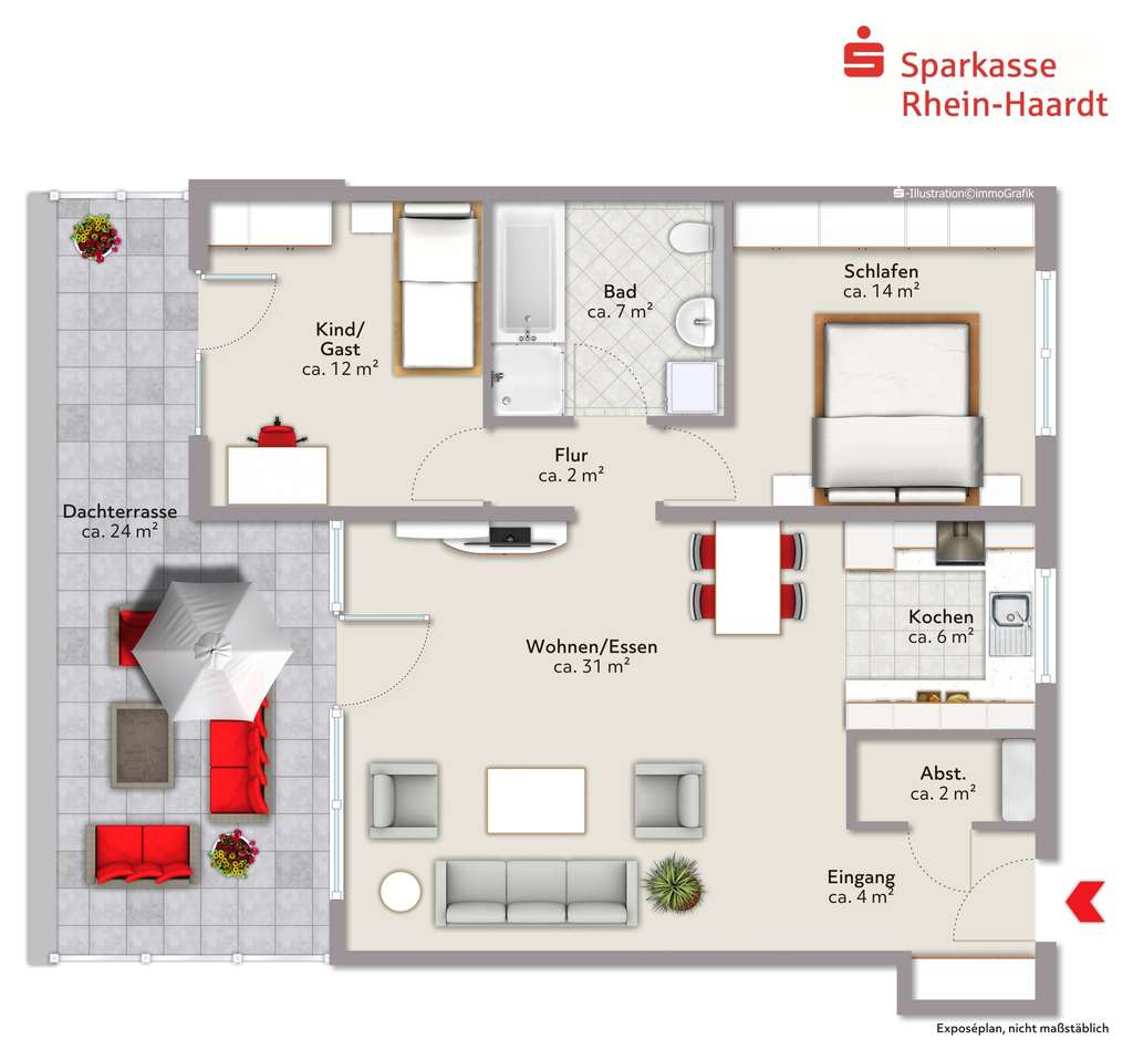 Exklusive Neubau-Penthousewohnung zum Erstbezug, mitten in den Weinbergen