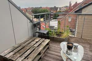 Dachgeschoss mit Terrasse 4-Zimmer-Wohnung in der List