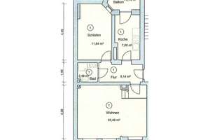 Charmante, vermietete 2-Zimmer-Wohnung mit Balkon – urbanes Wohnen im Herzen von Kiel! – Die vollständige Adresse der Immobilie erhältst du vom Anbieter., 24114 Südfriedhof, Kiel – Vorschaubild 2