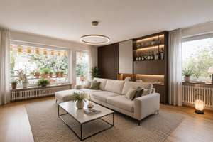 Lichtdurchflutete Etagenwohnung mit Westbalkon und Blick ins Grüne – Die vollständige Adresse der Immobilie erhältst du vom Anbieter., 60599 Oberrad, Frankfurt am Main – Vorschaubild 1