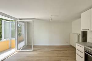 Moderne & frisch sanierte 1-Zimmer-Wohnung: hell, sonniger Balkon + schöner Ausblick ins Grüne – Washingtonweg 1A, 30519 Mittelfeld, Hannover – Vorschaubild 4