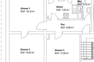 3 ZKB mit Balkon in der Nordstadt! – Tannenheckerweg 19, 34127 Nord (Holland), Kassel – Vorschaubild 2