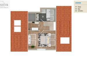 Wunderschöne Maisonettewohnung mit Stellplatz und Balkon – Die vollständige Adresse der Immobilie erhältst du vom Anbieter., 40589 Itter, Düsseldorf – Vorschaubild 3