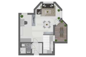 Clever geschnitten & sofort frei - Ihr neues Apartment in Köln! – Die vollständige Adresse der Immobilie erhältst du vom Anbieter., 50737 Weidenpesch, Köln – Vorschaubild 8