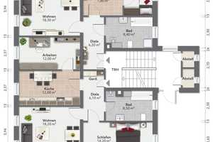 Jede Etage anders - Haus mit 5 attraktiven Wohnungen in Rottluff – Chemnitz – Vorschaubild 11
