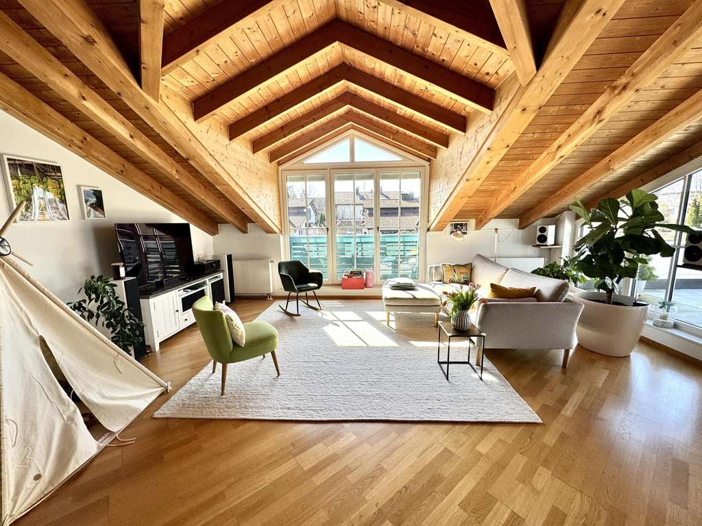 Immobilie in Bodolz - Penthouse mit großer Dachterrasse und 2 Tiefgaragenstellplätzen in Bodolz am Bodensee - Bild 0