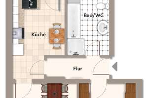 Sofort verfügbar: Etagenwohnung mit Balkon – Kümmelsberg 11, 39110 Stadtfeld West, Magdeburg – Vorschaubild 9