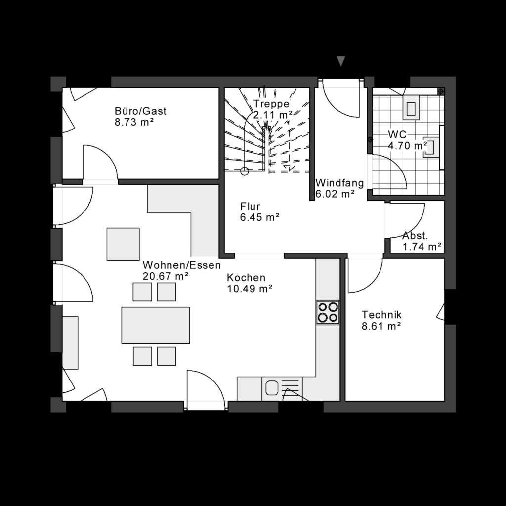 Immobilie in Frielendorf - Neubau: Ihr Traumhaus 4 Zimmer - Küche - Bad - Bild 1