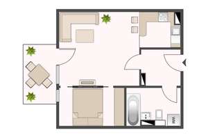 SEEBAUER | 2 Zi. im 4. OG - sehr ruhig - Balkon und EBK – Simonsfeldstr. 28, 80997 Allach, München – Vorschaubild 2
