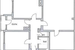 4 Zimmer Wohnung 
Zentral mit Balkon – Die vollständige Adresse der Immobilie erhältst du vom Anbieter., 70190 Stöckach, Stuttgart – Vorschaubild 5