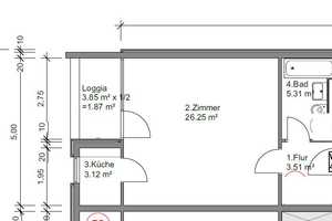 Großhadern: Großzügige 1-Zimmer-Wohnung mit Balkon – Heiglhofstraße 86, 81377 München – Vorschaubild 15