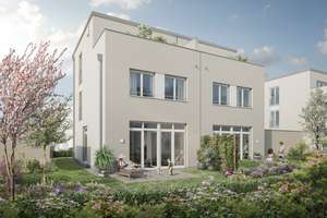 Der Innenausbau hat begonnen! 50 % verkauft! 6 nachhaltige Doppelhaushälften in Friedrichsdorf – Hildegard-von-Bingen-Straße 22, 61381 Friedrichsdorf – Vorschaubild 1