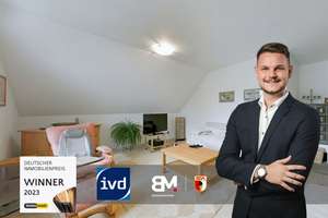 Charmante Dachgeschosswohnung mit Loggia, TG-Stellplatz & vielseitigem Dachstudio – Augsburg-Lechhau