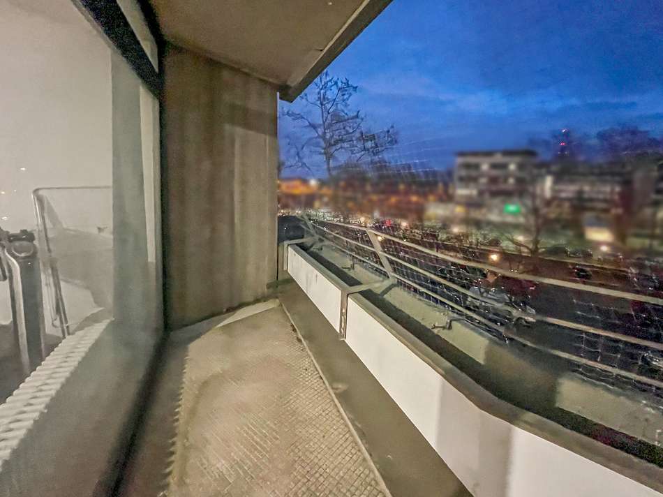 Blick vom Balkon