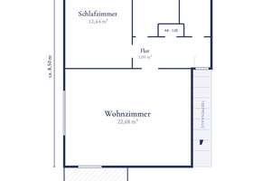 Balkonwohnung im wundervollen Lichterfelde – Die vollständige Adresse der Immobilie erhältst du vom Anbieter., 12209 Lichterfelde, Berlin – Vorschaubild 11